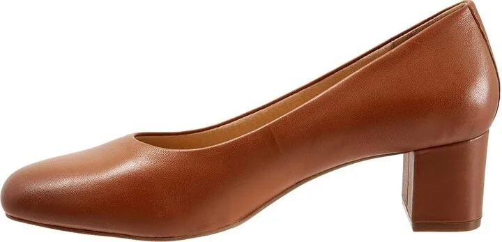 Trotters Daria High Women's Heels Luggage : 5.5 M (B), Suede - Image 6