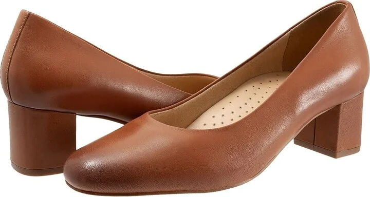 Trotters Daria High Women's Heels Luggage : 5.5 M (B), Suede
