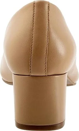 Trotters Daria High Women's Heels Nude : 9.5 WW (EE), Leather - Image 4