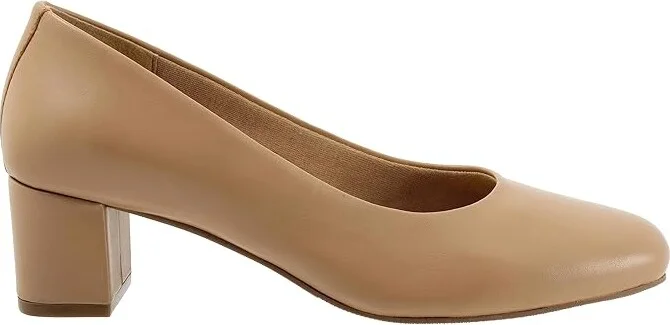 Trotters Daria High Women's Heels Nude : 9.5 WW (EE), Leather - Image 7
