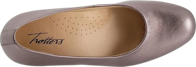 Trotters Daria High Women's Heels Pewter : 11 M (B), Leather - Image 2