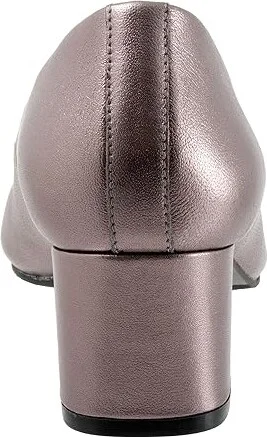 Trotters Daria High Women's Heels Pewter : 11 M (B), Leather - Image 4