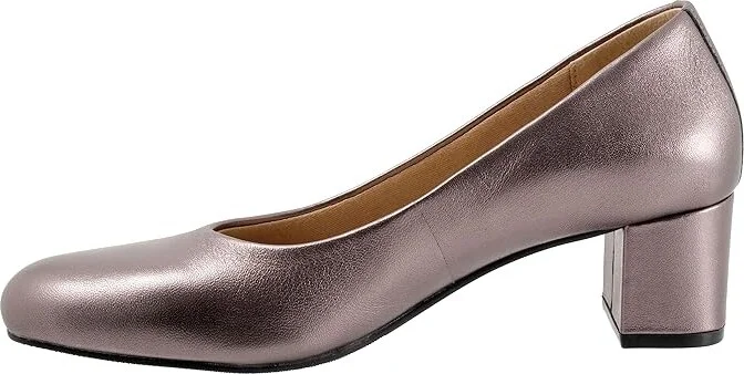 Trotters Daria High Women's Heels Pewter : 11 M (B), Leather - Image 6