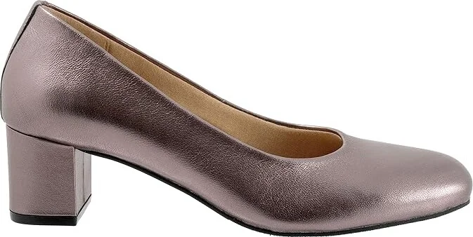 Trotters Daria High Women's Heels Pewter : 11 M (B), Leather - Image 7
