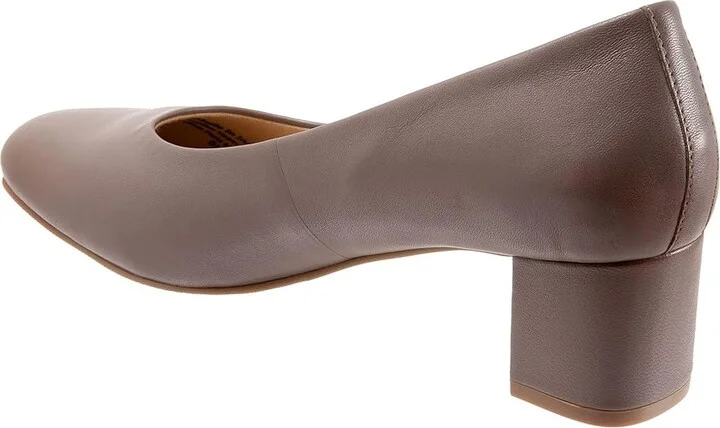 Trotters Daria High Women's Heels Taupe : 12 W (D), Suede - Image 4