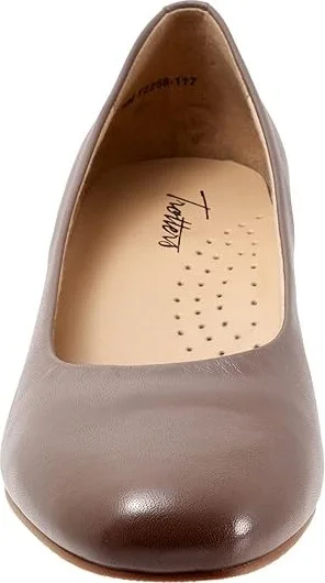 Trotters Daria High Women's Heels Taupe : 12 W (D), Suede - Image 5