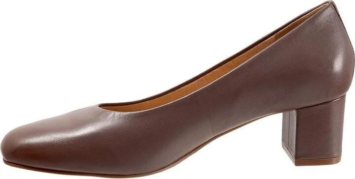 Trotters Daria High Women's Heels Taupe : 12 W (D), Suede - Image 6