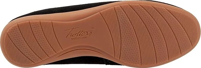 Trotters Dawson Women's Flat Shoes Black Suede : 6.5 M (B) - Image 3
