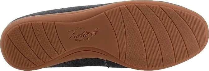 Trotters Dawson Women's Flat Shoes Grey Suede : 11 N (AA) - Image 3