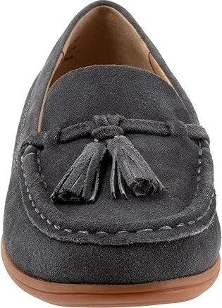 Trotters Dawson Women's Flat Shoes Grey Suede : 11 N (AA) - Image 5