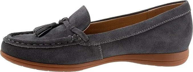 Trotters Dawson Women's Flat Shoes Grey Suede : 11 N (AA) - Image 6