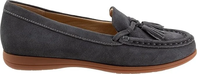 Trotters Dawson Women's Flat Shoes Grey Suede : 11 N (AA) - Image 7