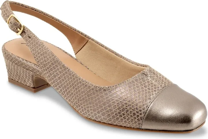 Gold Metallic Snake Print Leather