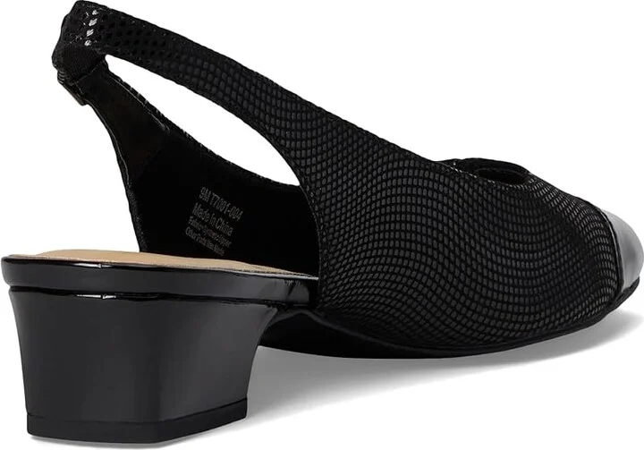 Trotters Dea Women's 1-2 inch heel Shoes Black Mini Dot : 7.5 M (B), Leather - Image 4