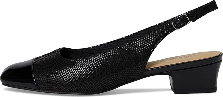 Trotters Dea Women's 1-2 inch heel Shoes Black Mini Dot : 7.5 M (B), Leather - Image 6