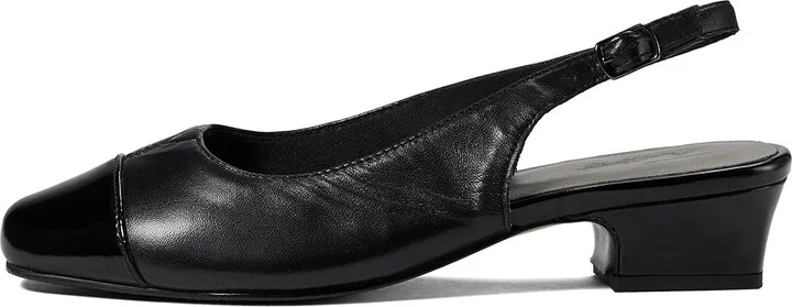 Trotters Dea Women's 1-2 inch heel Shoes Black Patent/Black Leather : 6 N (AA) - Image 6