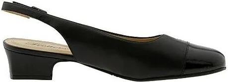 Trotters Dea Women's 1-2 inch heel Shoes Black Patent/Black Leather : 6 N (AA) - Image 7