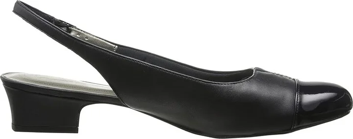 Trotters Dea Women's 1-2 inch heel Shoes Navy/Navy Leather : 6.5 N (AA) - Image 8