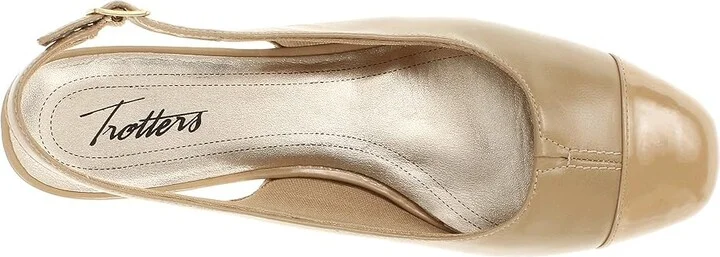 Trotters Dea Women's 1-2 inch heel Shoes Nude : 5.5 M (B), Leather - Image 3