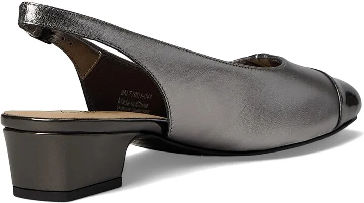 Trotters Dea Women's 1-2 inch heel Shoes Pewter : 7.5 M (B), Leather - Image 4