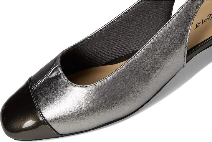Trotters Dea Women's 1-2 inch heel Shoes Pewter : 7.5 M (B), Leather - Image 7