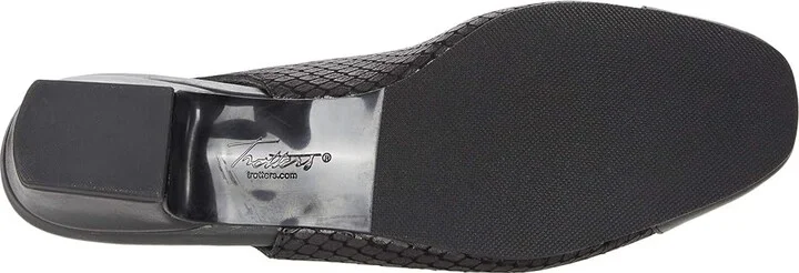Trotters Dea Women's Shoes Black Diamond Veg Cald Leather : 6 N (AA) - Image 3