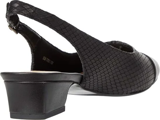 Trotters Dea Women's Shoes Black Diamond Veg Cald Leather : 6 N (AA) - Image 4