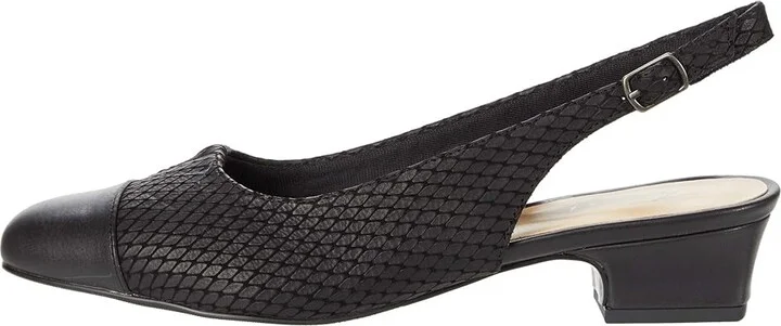 Trotters Dea Women's Shoes Black Diamond Veg Cald Leather : 6 N (AA) - Image 6