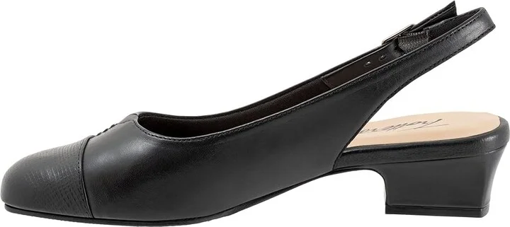 Trotters Dea Women's Shoes Black Embossed : 7 M (B), Leather - Image 6