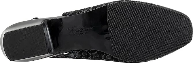 Trotters Dea Women's Shoes Black Floral : 9 N (AA), Leather - Image 3