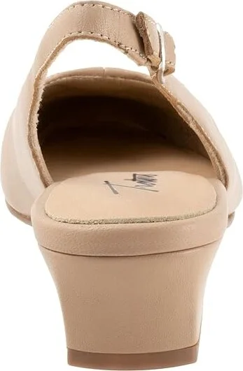 Trotters Dea Women's Shoes Nude/Luggage Embossed : 5.5 M (B), Leather - Image 4