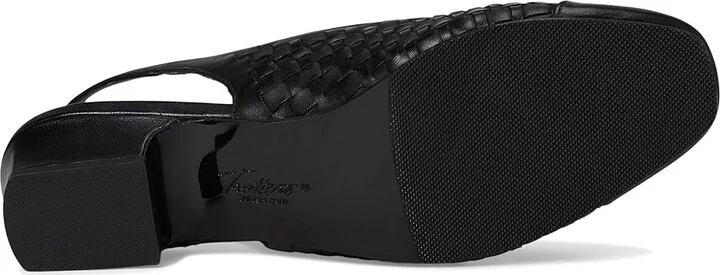Trotters Dea Woven Women's Shoes Black Leather : 8.5 WW (EE) - Image 3