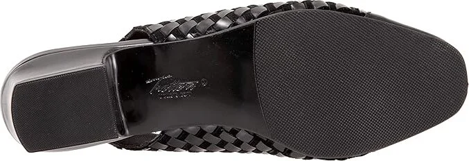 Trotters Dea Woven Women's Shoes Black Suede Patent : 7.5 M (B), Leather/Suede - Image 3