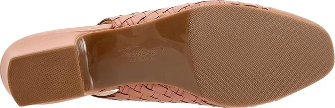 Trotters Dea Woven Women's Shoes Blush : 7.5 M (B), Leather - Image 3