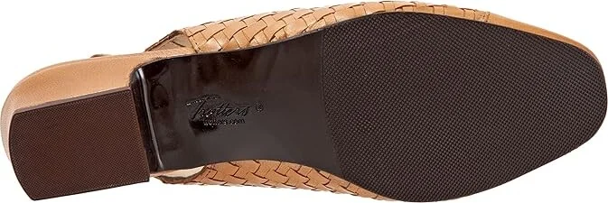 Trotters Dea Woven Women's Shoes Bone : 7.5 N (AA), Leather - Image 3