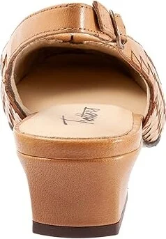 Trotters Dea Woven Women's Shoes Bone : 7.5 N (AA), Leather - Image 4