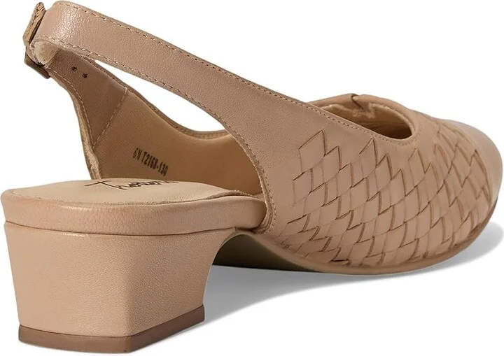 Trotters Dea Woven Women's Shoes Nude : 7.5 N (AA), Leather - Image 4