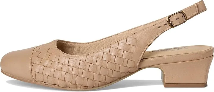 Trotters Dea Woven Women's Shoes Nude : 7.5 N (AA), Leather - Image 6