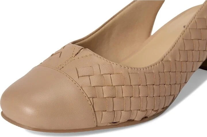 Trotters Dea Woven Women's Shoes Nude : 7.5 N (AA), Leather - Image 7
