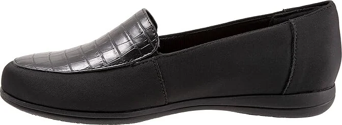 Trotters Deanna Women's Shoes Black Micro : 6 W (D), Leather - Image 6