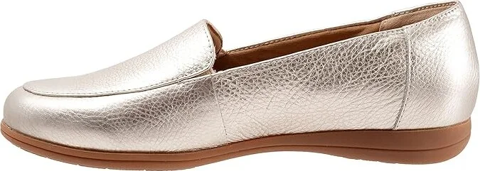 Trotters Deanna Women's Shoes Champagne Metallic Leather : 9.5 W (D) - Image 6