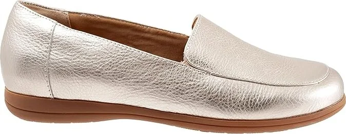 Trotters Deanna Women's Shoes Champagne Metallic Leather : 9.5 W (D) - Image 7
