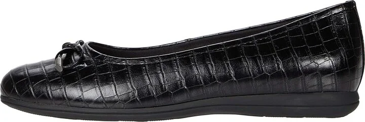 Trotters Dellis Women's Shoes Black Croco Veg Calf Leather : 7 N (AA) - Image 6