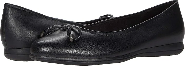 Trotters Dellis Women's Shoes Black Leather : 9.5 N (AA)