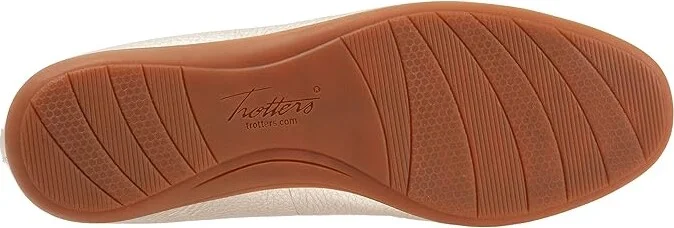 Trotters Dellis Women's Shoes Champagne Metallic Leather : 10.5 N (AA) - Image 3