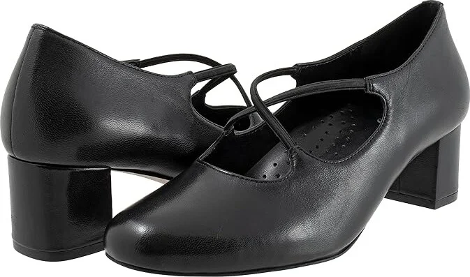 Trotters Demi High Women's Heels Black : 10.5 N (AA), Synthetic