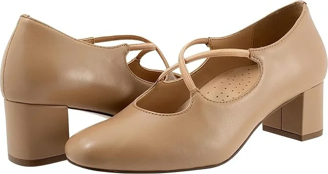 Trotters Demi High Women's Heels Nude : 6 WW (EE), Synthetic