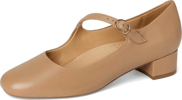 Trotters Desna High Women's Heels Beige : 12 W (D), Leather/Rubber - Image 5