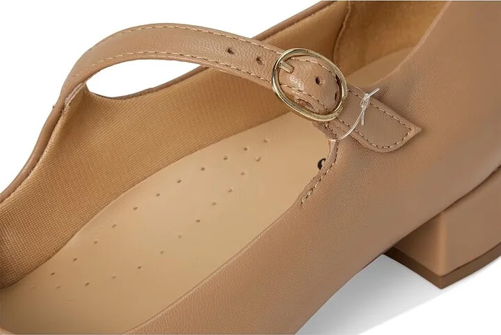 Trotters Desna High Women's Heels Beige : 12 W (D), Leather/Rubber - Image 7