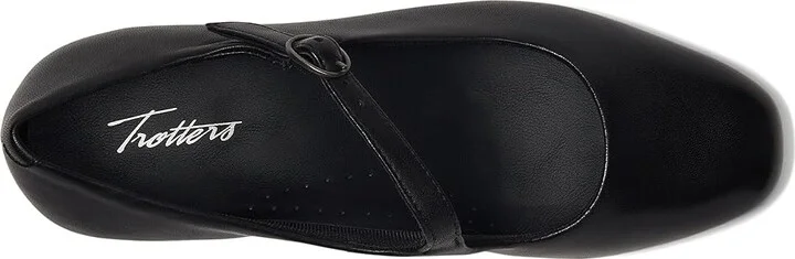 Trotters Desna High Women's Heels Black : 9 M (B), Leather/Rubber - Image 2